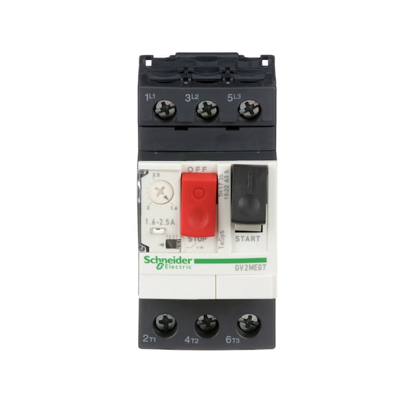 Arrancador Manual Schneider Electric, Botón, 1.6-2.5A, 1P - GV2ME07