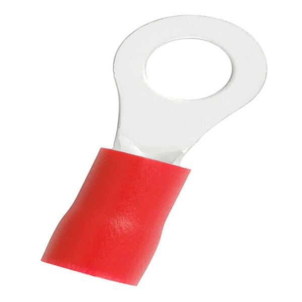 Terminal de anillo Panduit, Vyl, Aislado, 8 Awg, paquete de 25 - EV8-56R-Q
