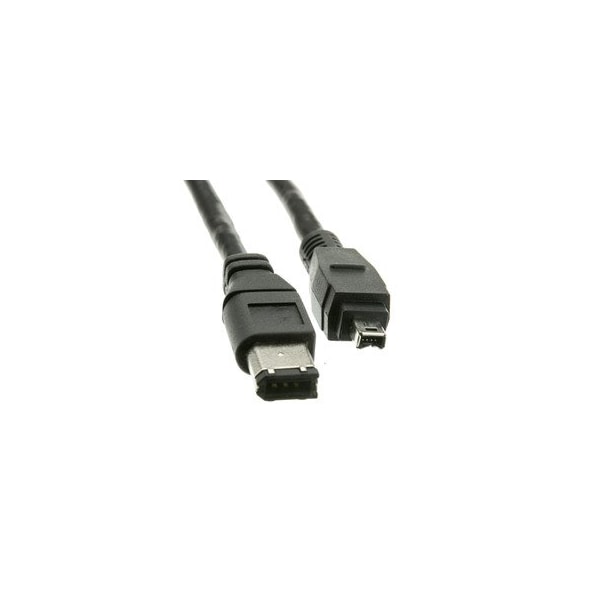 Cable Firewire 400 de 6 pines a 4 pines, IEEE-1394a, 6 pies - FWT10E3-02106 de Swe-Tech 3C