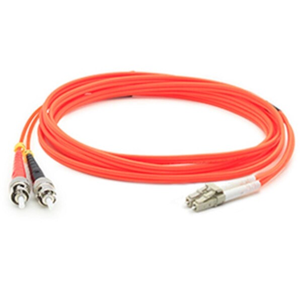 Cable de parche de fibra óptica multimodo LSZH dúplex OM1 de 2 m LC macho a ST macho, naranja - SK828235
