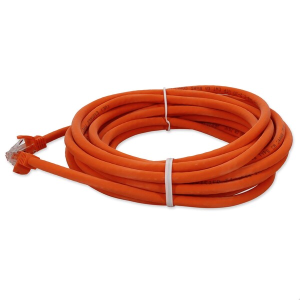 Adaptador 50FT RJ-45 MACHO A RJ-45 MACHO CAT6A RECTO NARANJA UTP COBRE PVC PAT - ADD-50FCAT6A-OE