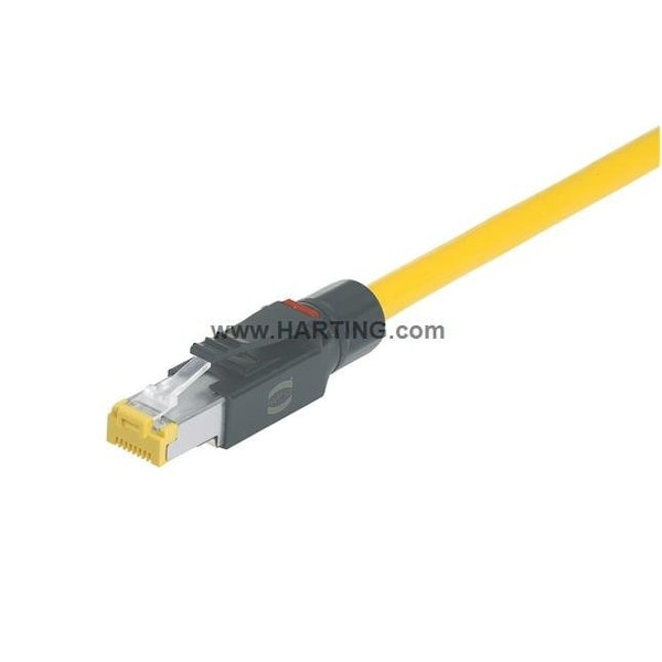 Conector RJ45 montable en cable Harting, negro, polos 8 - 09451511560
