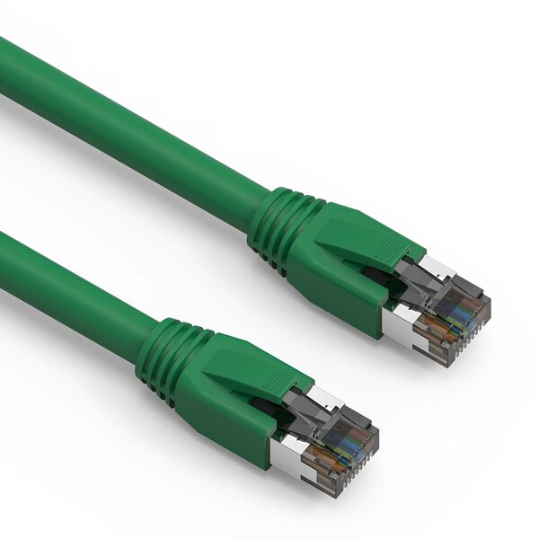 Cable de red Ethernet CAT8 S/FTP de Bestlink Netware 24AWG 2GHz 40G- 5ft- Verde - 100355GN