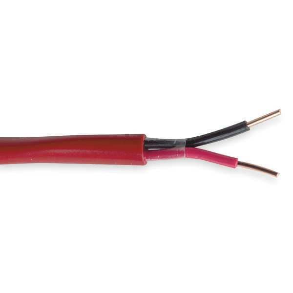 Cable para alarma de incendio Carol, 2 conductores, rojo, PVC, 1000 pies - E2542S.41.03