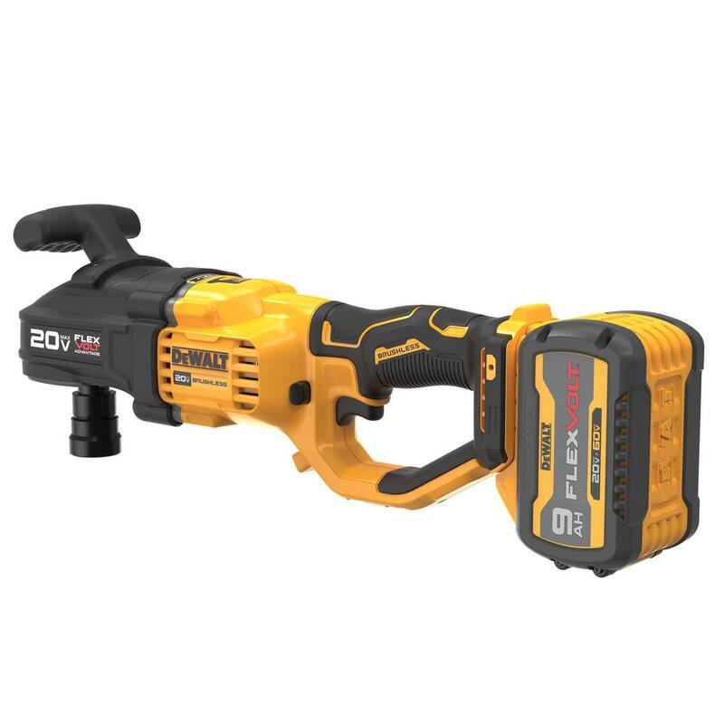 DEWALT 20V Taladro Compacto de Travesaños y Montantes inalámbrico sin escobillas de iones de litio de 7/16 pulg.  Kit con Ventaja FLEXVOLT y (1) Batería de 9.0Ah - DCD445X1