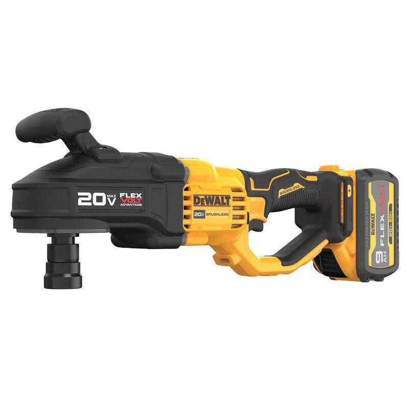 DEWALT 20V Taladro Compacto de Travesaños y Montantes inalámbrico sin escobillas de iones de litio de 7/16 pulg.  Kit con Ventaja FLEXVOLT y (1) Batería de 9.0Ah - DCD445X1