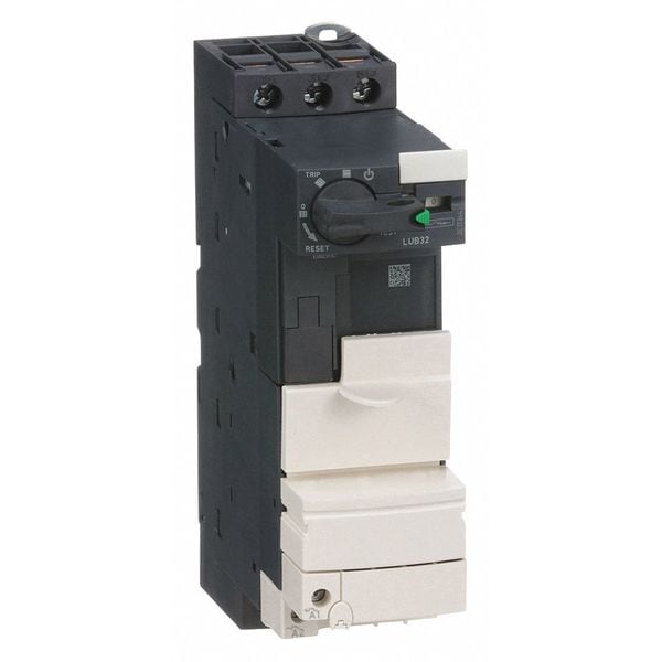 Arrancador de potencia no reversible de Schneider Electric, base de alimentación, 120 a 600V CA, 3 polos, 1NC/1NO - LUB32