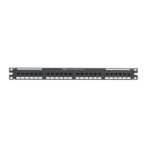 Panduit NK, P, PP, Cat6, Plano, 24p, 1ru - NK6PPG24Y