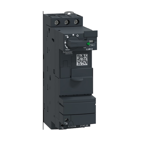 Base de alimentación para arrancador no reversible de Schneider Electric, 120 a 600V AC, 3 polos, 1NC/1NO - LUB12