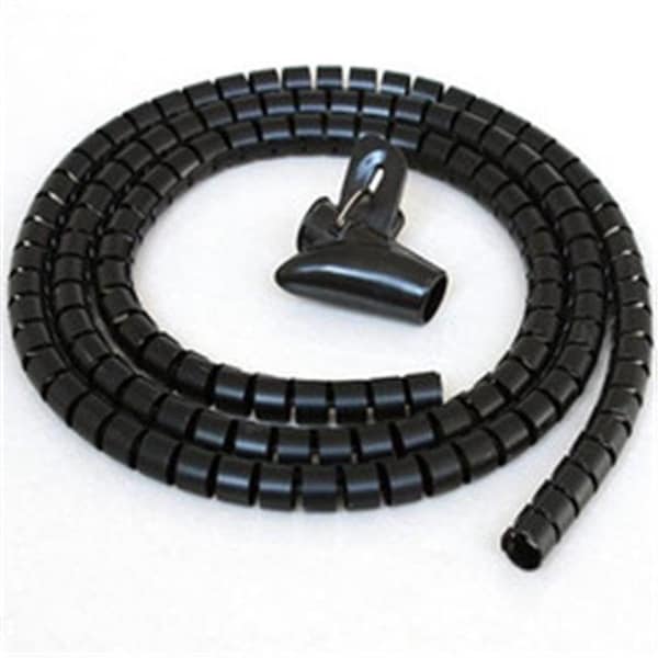 Cable Wholesale 30SL-02120 5 ft. 20 mm Envoltura de Cable de Tubería Dividida; Negro - 30SL-02120