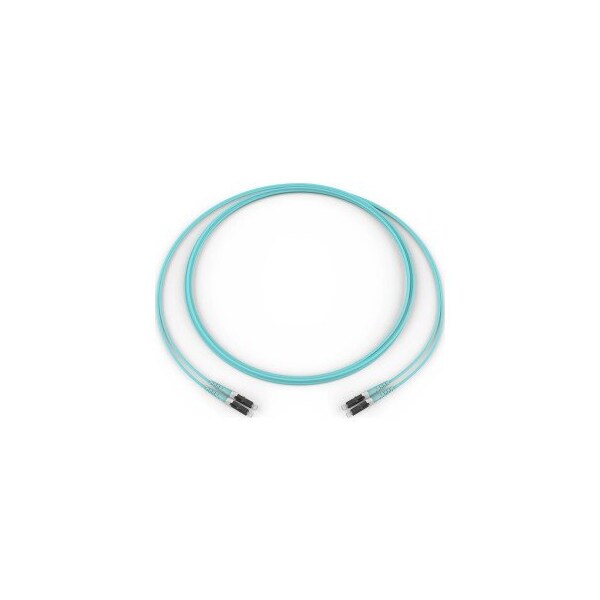Salto de fibra óptica Corning, dos fibras OM3 multimodo 2.0MM ZIPCORD LC/LC 5 metros - 050502T5120005M