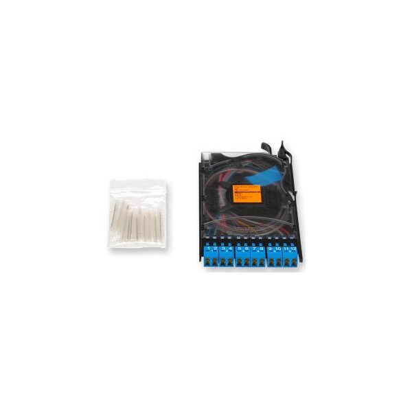 Corning EDGE Splice Cassette 12 F, LC Duplex, Single-mode UPC, Ribbon, Universal - EDGE-CS12-AE-P00RU
