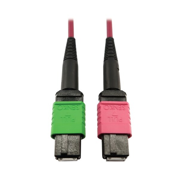 Cable de fibra óptica multimodo 400G OM4 M de Tripp Lite, N846D-05M-16BMG - N846D-05M-16BMG