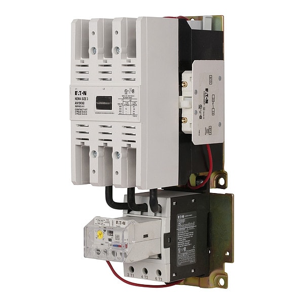 Arrancador magnético NEMA sin inversión de Eaton, sin carcasa NEMA, 120V CA, 3 Polos, 1NO - AN19KN0A5E100.