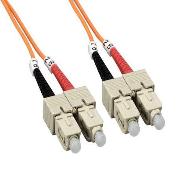 Cable de fibra óptica Sanoxy SC/SC Duplex 62.5/125 Multimodo OM1 de 10m - SNX-CBL-LDR-FB103-5610