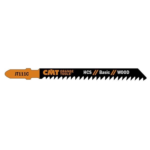 Cmt Orange Tools JIG SAW BLADES WOOD/COARSE STRAIGHT, 5 Pack, 5PK - JT111C-5