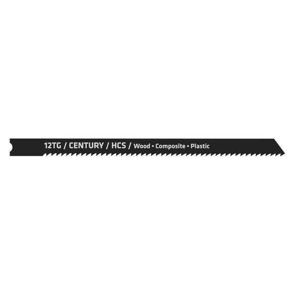 Century Drill & Tool Alloy Jigsaw Blade, 12 Tg, 4 in. - 06812