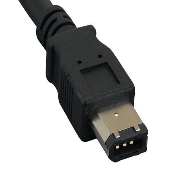 Sanoxy 15ft IEEE 1394a Firewire 400 de 6 pines a 6 pines, Negro - SNX-CBL-LDR-FW105-1115