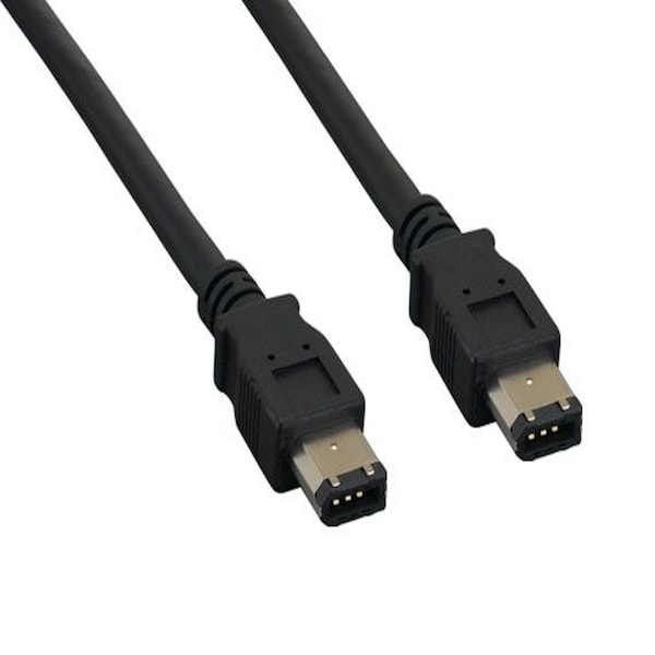 Sanoxy 15ft IEEE 1394a Firewire 400 de 6 pines a 6 pines, Negro - SNX-CBL-LDR-FW105-1115