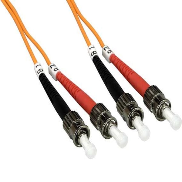 Cable de fibra óptica Sanoxy de 1 metro ST a ST Duplex 62.5/125 Multimodo OM1 - SNX-CBL-LDR-FB103-5401