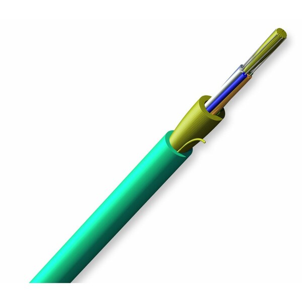 Cable de fibra óptica Corning OM4 TB PLENUM MIC 6-F 50/125, 2.8/1.0 DB/KM 3500/500 MHZ*KM, 10G 550M - 006T88-31190-29