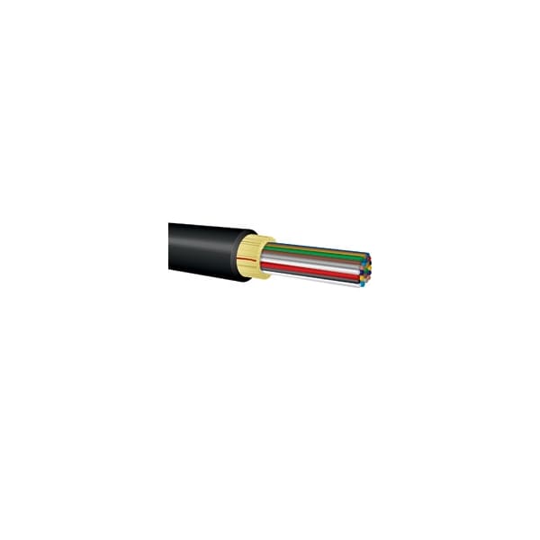 Cable Óptico 6-F 62.5/125 EN/EXTERIOR RISER, 220/500MHZ*KM DISTRIB. AGUA, BLOQUEADO NEGRO - DX006DWLS9KR
