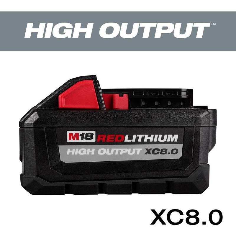 Milwaukee M18 FUEL Taladro Angular Derecho sin Escobillas GEN 2 SUPER HAWG de 18 voltios de 7/16 pulgadas con batería de 8.0 Ah gratis - 2811-20-48-11-1880
