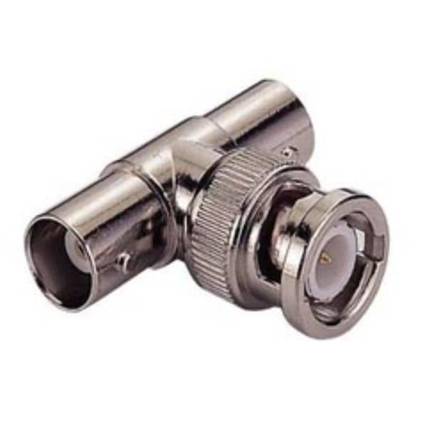 Conector en T BNC macho a doble hembra BNC de CableWholesale - 31X1-05610