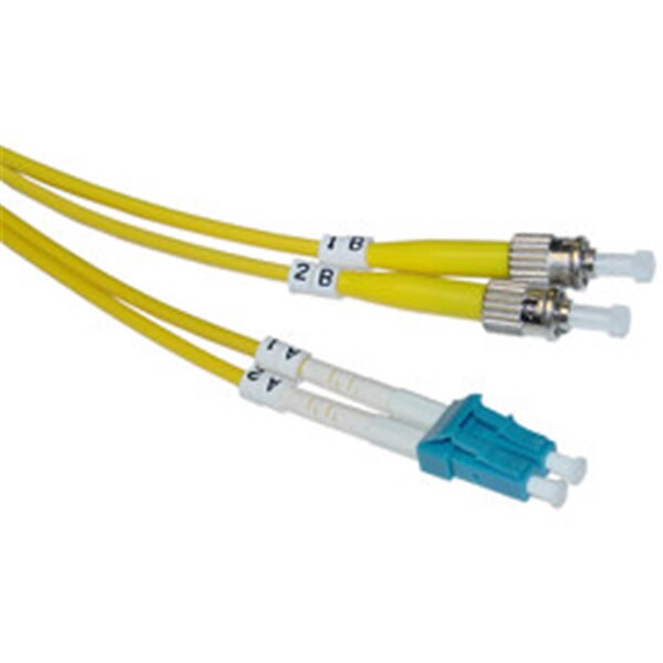 Cable de fibra óptica LC ST monomodo dúplex 9-125 5 metros 16.5 pies - LCST-01205
