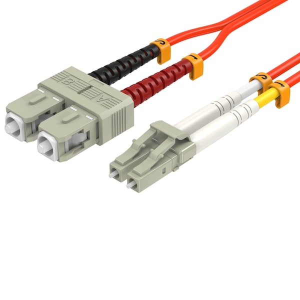 Cable de fibra óptica multimodo OM2 Sanoxy LC/SC Duplex 50/125 - SNX-CBL-LDR-FB104-5210
