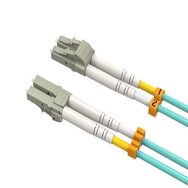 Cable de parche de fibra multimodo LC a LC OM4 de 15m 50/125 Sanoxy - SNX-CBL-LDR-FB105-4115