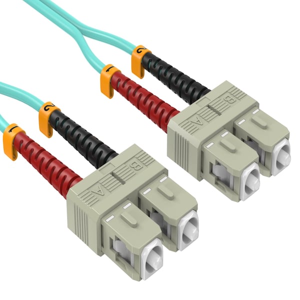 Cable de fibra óptica Sanoxy 2m 10Gb SC/SC Duplex 50/125 Multimodo OM3 - SNX-CBL-LDR-FB101-4602