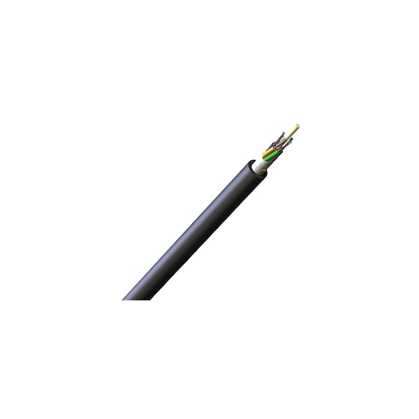 Cable de fibra óptica Corning 72-F OS2 8.3/125 LT IN/OUT, RISER 0.4/0.3 DB/KM PVC, SMF28E - 072EUF-T4101D20