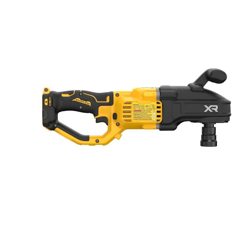 DEWALT 20V MAX XR Taladro compacto inalámbrico sin escobillas de 7/16 pulgadas con cambio rápido de broca para montantes y vigas (herramienta solamente) - DCD447B