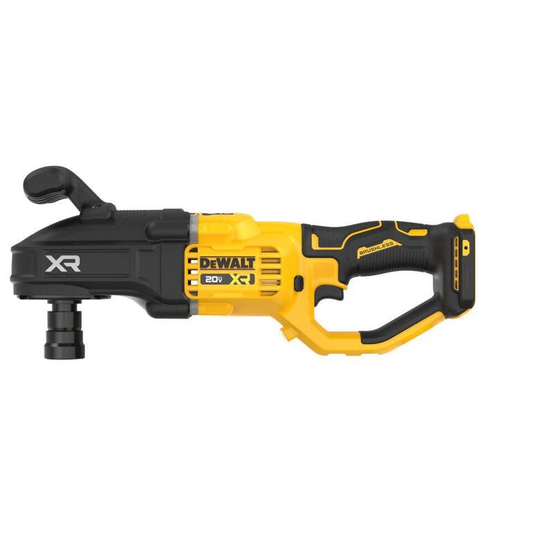 DEWALT 20V MAX XR Taladro compacto inalámbrico sin escobillas de 7/16 pulgadas con cambio rápido de broca para montantes y vigas (herramienta solamente) - DCD447B