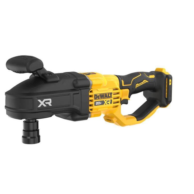 DEWALT 20V MAX XR Taladro compacto inalámbrico sin escobillas de 7/16 pulgadas con cambio rápido de broca para montantes y vigas (herramienta solamente) - DCD447B