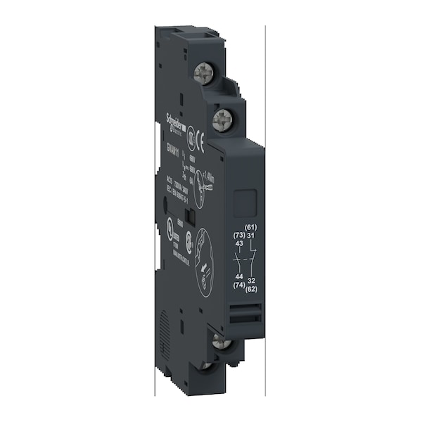 Contacto auxiliar Schneider Electric, 6A, 1NC, 1NO - GVAN11