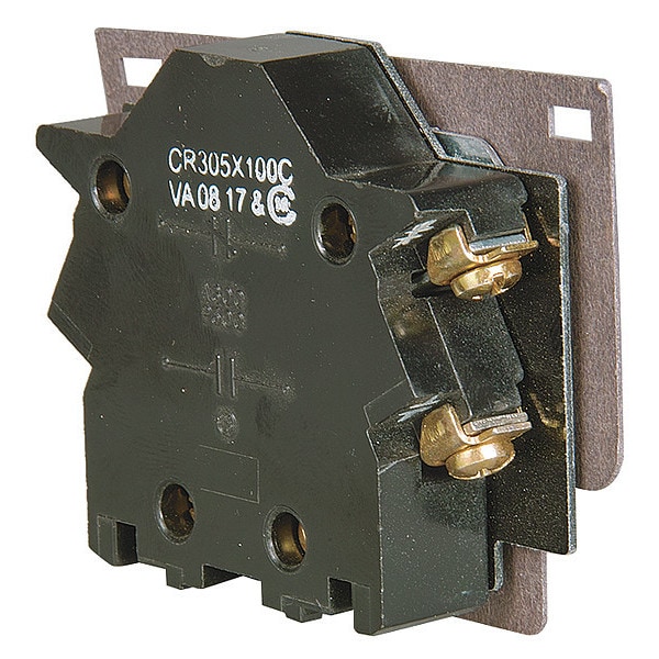 Bloque de contacto auxiliar GE, 1NA/1NC, Tamaño 00, 0, 1 - CR305X100C