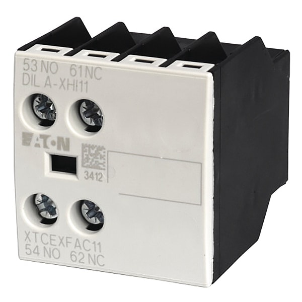 Eaton Aux Secuencial Frontal A, 1NA/1NC, Para Marco B-C de la Serie XT - XTCEXFAC11