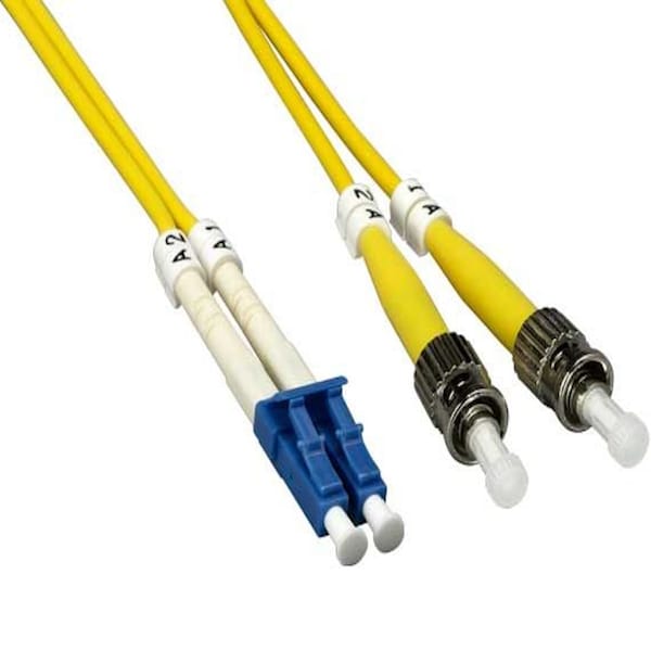 Cable de fibra óptica monomodo duplex LC/ST 9/125 de 1m - Sanoxy SNX-CBL-LDR-FB102-9301