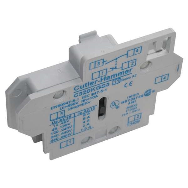 Contactos auxiliares Eaton Cutler-Hammer, 1NO-1NC, Tamaño00-2 - C320KGS3