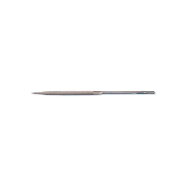 Grobet File Company Of America, Llc Grobet Needle File Length: 5.5", Cut 4, Knurled Handle Half Round Pattern - 30.522