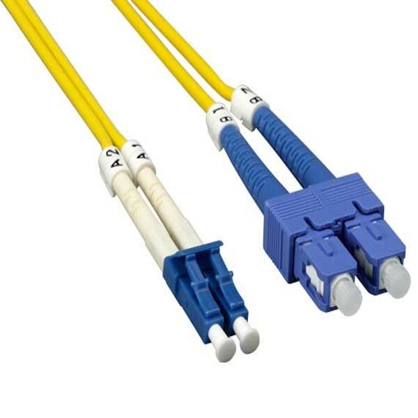 Cable de fibra óptica monomodo LC/SC Duplex 9/125 de 1m - Sanoxy SNX-CBL-LDR-FB102-9201