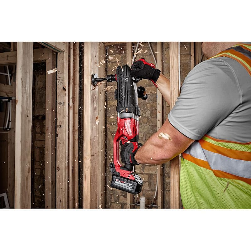 Milwaukee M18 FUEL 18-Volt Li-Ion Brushless Cordless GEN 2 SUPER HAWG 7/16 pulgadas Taladro angular derecho con kit de sierra de corona de carburo (7 piezas) - 2811-20-49-56-9280

Note: The translation for "Carbide Hole Saw Kit" was "kit de sierra de corona de carburo" as it is a more common term used in Mexico.