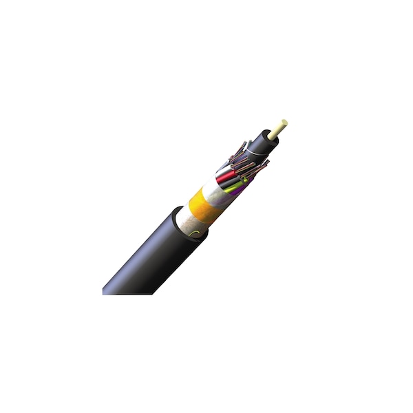 Corning 144-F 8.3 OS2 LT IN/OUT RISER, 0.4/0.3 DB/KM PVC SMF28E, FREEDM GEL-FREE - 144EUF-T4101D20
