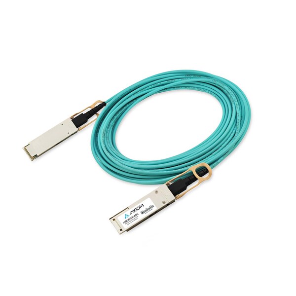 Cable óptico activo Axiom Axiom 100Gbase-Aoc Qsfp28 compatible con Dell 30M - AOC-Q28-100G-30M-AX