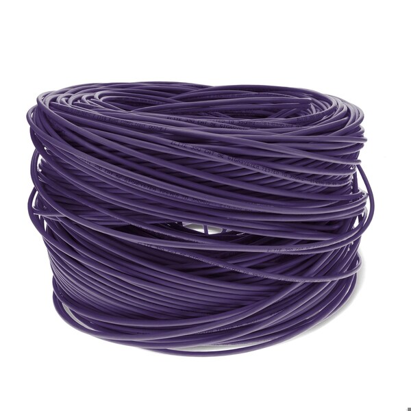 Add-On 1000FT RJ-45 MALE TO RJ-45 MALE CAT5E STRAIGHT PURPLE UTP COPPER PLENU - ADD-CAT5EBULK1KPSD-PE