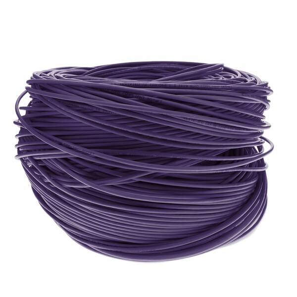 Add-On 1000FT RJ-45 MALE TO RJ-45 MALE CAT5E STRAIGHT PURPLE UTP COPPER PLENU - ADD-CAT5EBULK1KPSD-PE