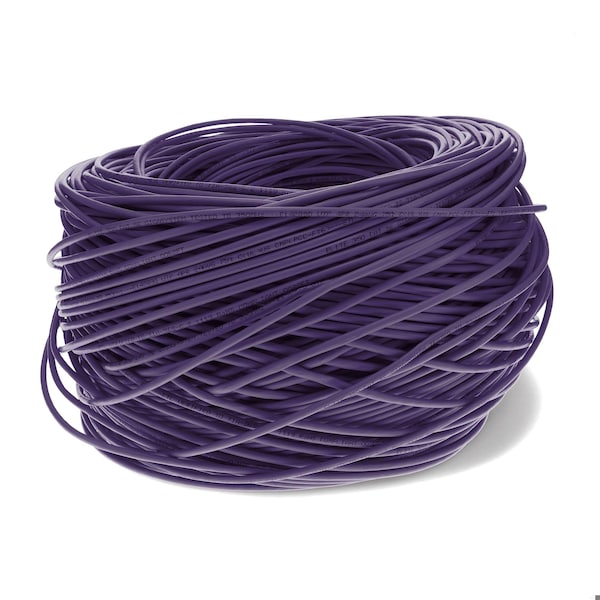 Add-On 1000FT RJ-45 MALE TO RJ-45 MALE CAT5E STRAIGHT PURPLE UTP COPPER PLENU - ADD-CAT5EBULK1KPSD-PE