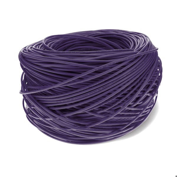 Add-On 1000FT RJ-45 MALE TO RJ-45 MALE CAT5E STRAIGHT PURPLE UTP COPPER PLENU - ADD-CAT5EBULK1KPSD-PE
